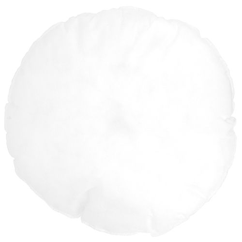 Coussin À Recouvrir Rond 30 Cm C Bullet Blanc Garnissage Polyester