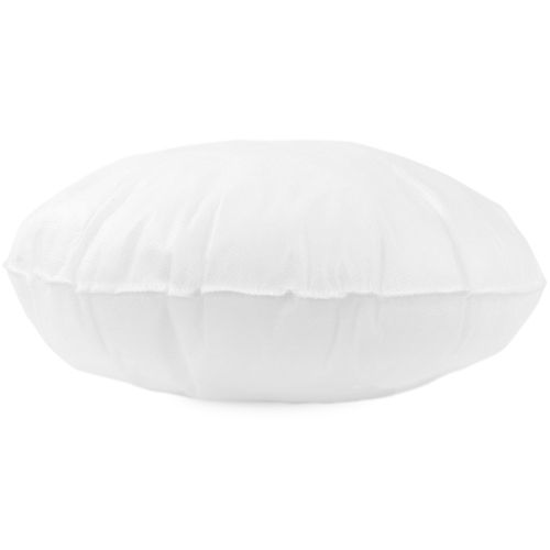 Coussin À Recouvrir Rond 30 Cm C Bullet Blanc Garnissage Polyester