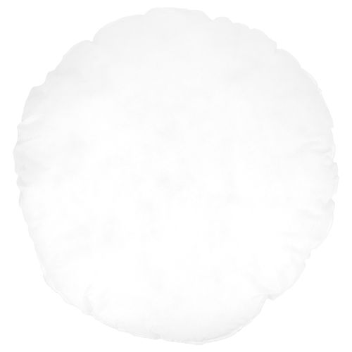 Coussin À Recouvrir Rond 40 Cm C Bullet Blanc Garnissage Polyester
