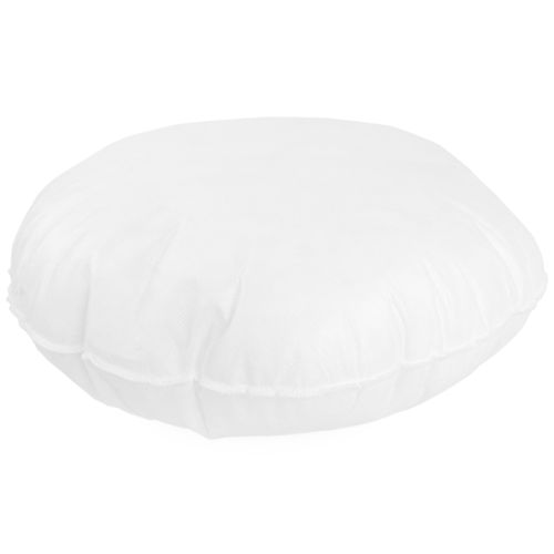 Coussin À Recouvrir Rond 40 Cm C Bullet Blanc Garnissage Polyester