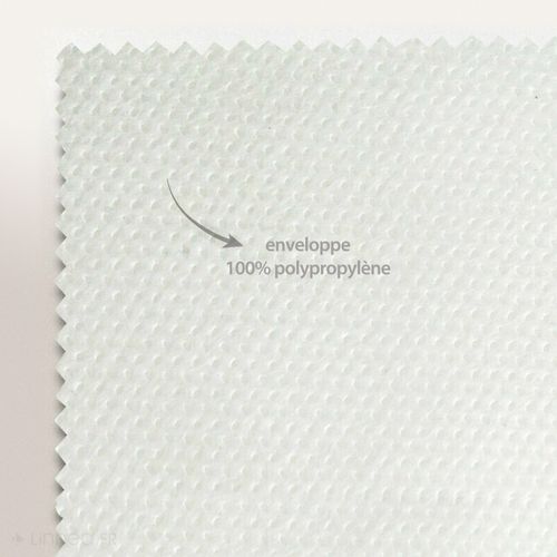 Coussin à Recouvrir Rond 45 Cm C Bullet Blanc Garnissage Polyester