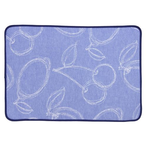 Set De Table Matelassé 35x50 Cm Coton Line Bleu