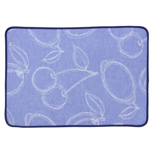 Set De Table Matelassé 35x50 Cm Coton Line Bleu