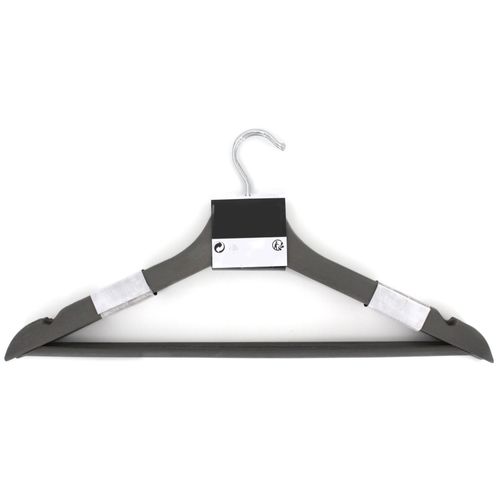 Lot De 3 Cintres En Bois Gris