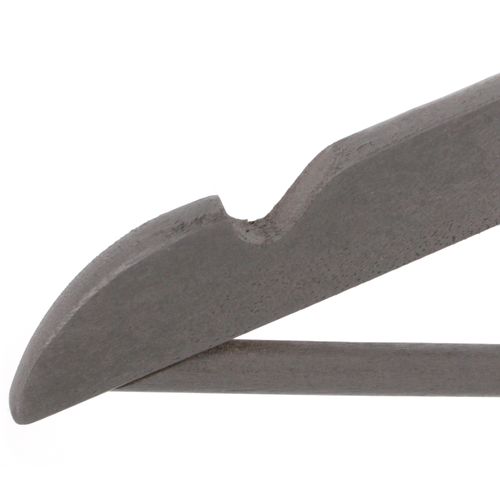 Lot De 3 Cintres En Bois Gris