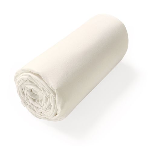 Drap-housse 140x190 Cm, Coton 57 Fils, 35 Cm Hauteur, Ivoire – Housse De Rêve