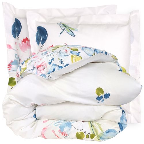 Parure De Lit 240x220 Cm Percale Coton TRINIDAD Mousson | Leroy Merlin