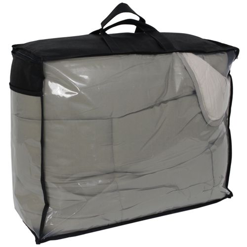 Couette été 260x240 Cm Cocoon Bicolore Taupe/lin Garnissage Fibre Polyester 200g/m2