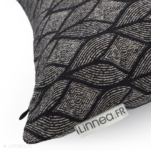 Housse De Coussin 40x40 Cm Noumea Gris Anthracite