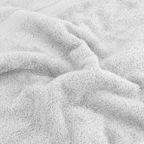 Lot De 2 Serviettes Invité 30x50 Cm Luxor Argent