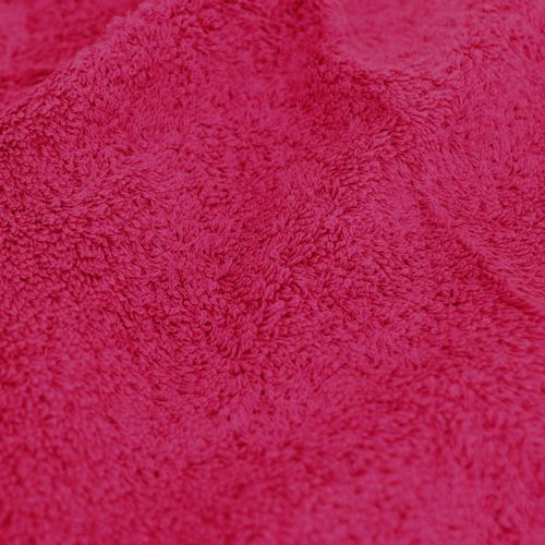 Drap De Douche 70x140 Cm 100% Coton 550 G/m² - Collection Pure Tennis Rose Fuchsia, Fabriqué Au Portugal - 8