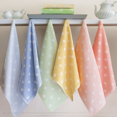 Torchons De Cuisine Doux & Absorbants - Lot De 4 - 40x60 Cm - Mélange Coton/Polyester - 24 Couleurs Au Choix