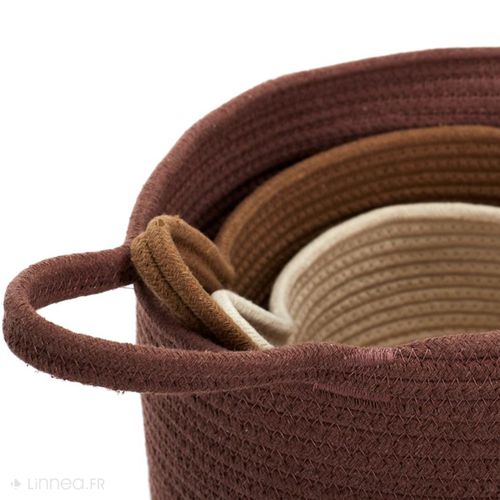 Lot De 3 Paniers De Rangement Sahara