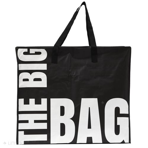 Sac Mutli Usage XXL 60x50x30 Cm Pili Noir "the Big Bag" À Zip 80l