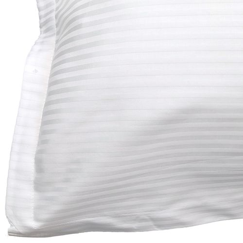Taie D'oreiller 50x70 Cm En Satin De Coton Grand Hôtel Blanc