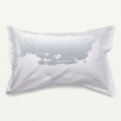 Taie D'oreiller 50x70 Cm En Satin De Coton Grand Hôtel Blanc
