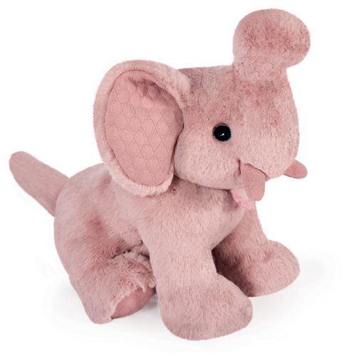 Peluche éléphant 35 Cm Polyester Collection Preppy Chics Rose