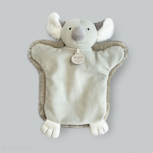 Doudou Marionnette 25 Cm Polyester Les Marionnettes Loutre Beige