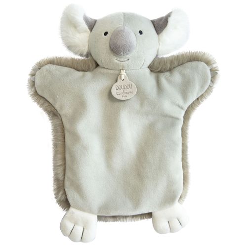 Doudou Marionnette 25 Cm Polyester Les Marionnettes Loutre Beige