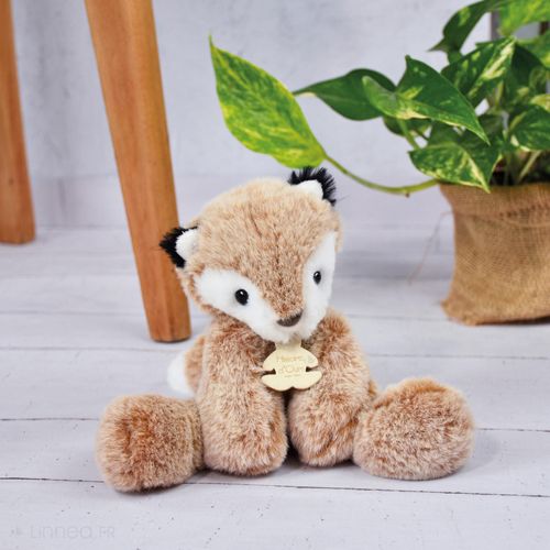 Peluche 25 Cm Polyester Collection Sweety Mousse Renard Marron