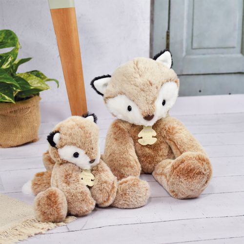 Peluche 25 Cm Polyester Collection Sweety Mousse Renard Marron