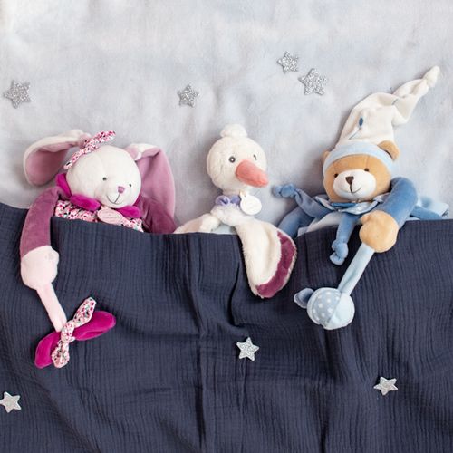 Doudou Marionnette À Main Lapin 28 Cm Collection Lapin Cerise Rose