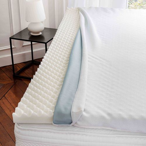 Surmatelas à Mémoire De Forme 180x200 Cm Enveloppe Déhoussable Memozen