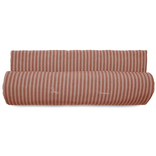 Chemin De Lit Coton Lavé 80x200 Cm Lili Déco Marron Terre Cuite