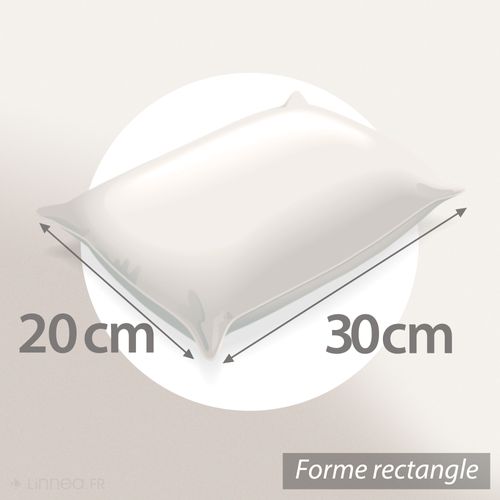 Coussin De Plage Coton Lavé 20x30 Cm Lili Foutas Marron Terre Cuite
