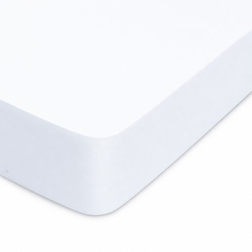 Drap Housse Uni 160x190 Cm Bonnet 30 Cm Percale Primo Blanc