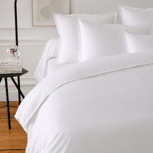 Parure De Lit 3 Pièces Coton Uni 57 Fils Alto 280x240 Taies 50x70 Blanc