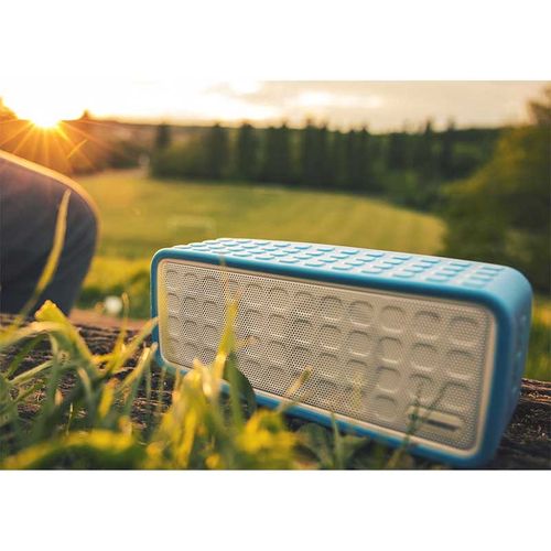 Enceinte Bluetooth Et Powerbank Powersound Bleu Dynabass