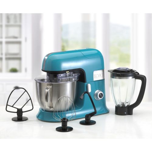Kitchencook - Expert_xl_blue - Robot Pétrin 6,5l - 1300w - Blender Verre 1,5l