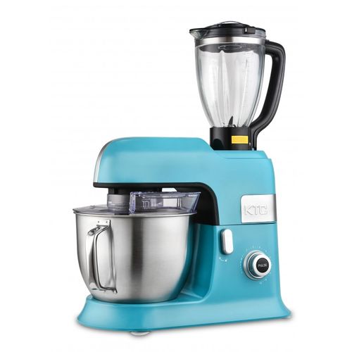 Kitchencook - Expert_xl_blue - Robot Pétrin 6,5l - 1300w - Blender Verre 1,5l