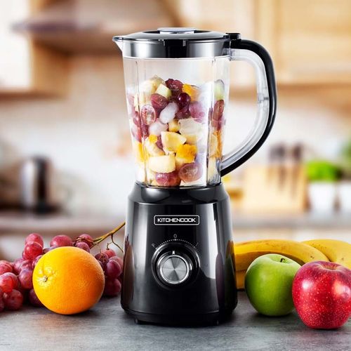 Blender 1.5l Avec 2 Lames Inox B5turbo Noir Kitchencook