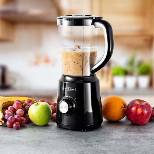 Blender 1.5l Avec 2 Lames Inox B5turbo Noir Kitchencook