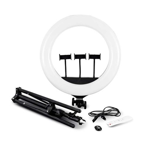 Selfie Sur Trépied Professionnel Avec 3 Supports Téléphone Rl18 Wi Light