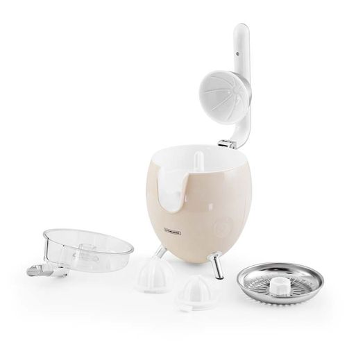 Presse Agrume Electrique Design Avec Bras Articulé En Aluminium Presspod Crème