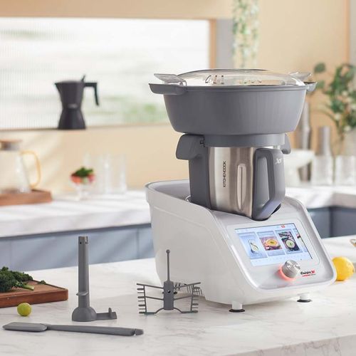 Robot Cuiseur Connecté 800 Recettes Cuisio XT Connect Limited Edition Gris