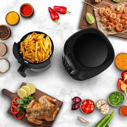 Friteuse Sans Huile 3l - 8 Programmes Airmed Noir