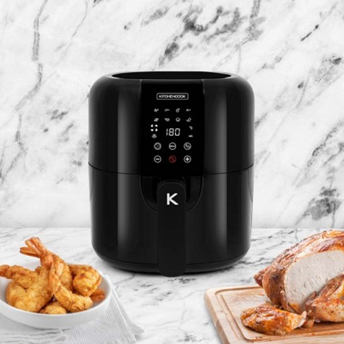 Friteuse Sans Huile 3l - 8 Programmes Airmed Noir