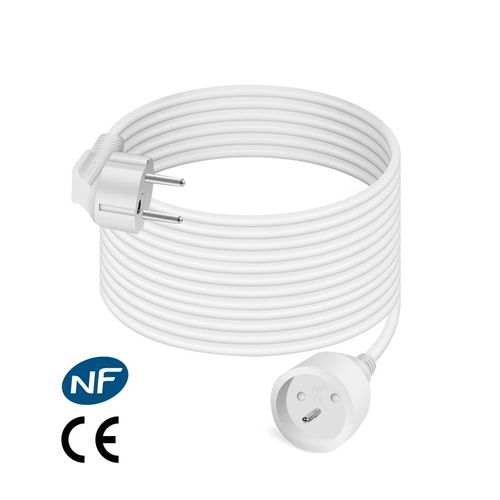 Lot De 3 Rallonges De 5 Mètres Blanche Fby01 5m White X3 De La Marque ...