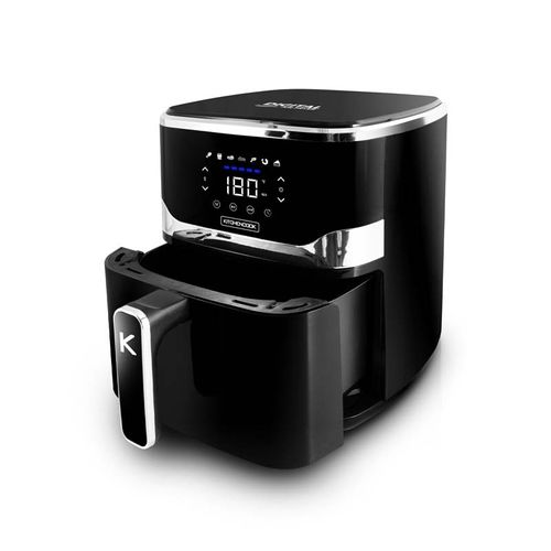 Airmed55 - Friteuse à Air 5,5l - 1400w - 7 Programmes - Minuterie Numérique - Thermostat Réglable