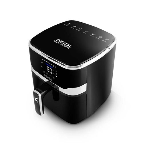 Airmed55 - Friteuse à Air 5,5l - 1400w - 7 Programmes - Minuterie Numérique - Thermostat Réglable