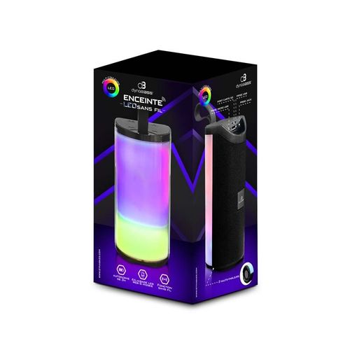 Enceinte Noire LED Sans Fil dBe20 Black