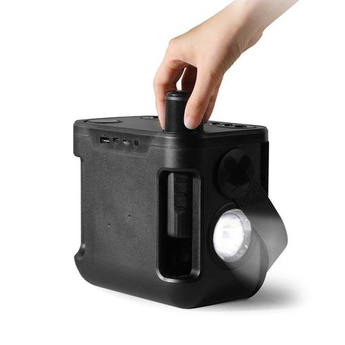 Enceinte Portable Karaoké 2 Micros dBe50 Black