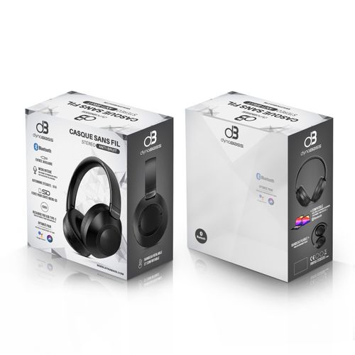 DBx560 Black - Casque Bluetooth Antibruit - 10h Autonomie - Micro Intégré