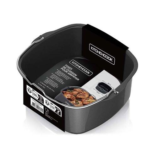 Kitchencook - Panier Pour Friteuse à Air - Revêtement Antiadhésif - Accessoire Polyvalent