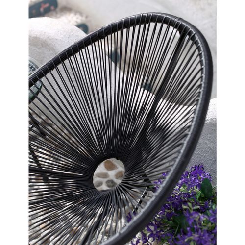 Acapulco - Ensemble De 2 Fauteuils Et Table Basse Gris