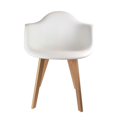 Fauteuil Scandinave Enfant - H. 54 Cm - Blanc